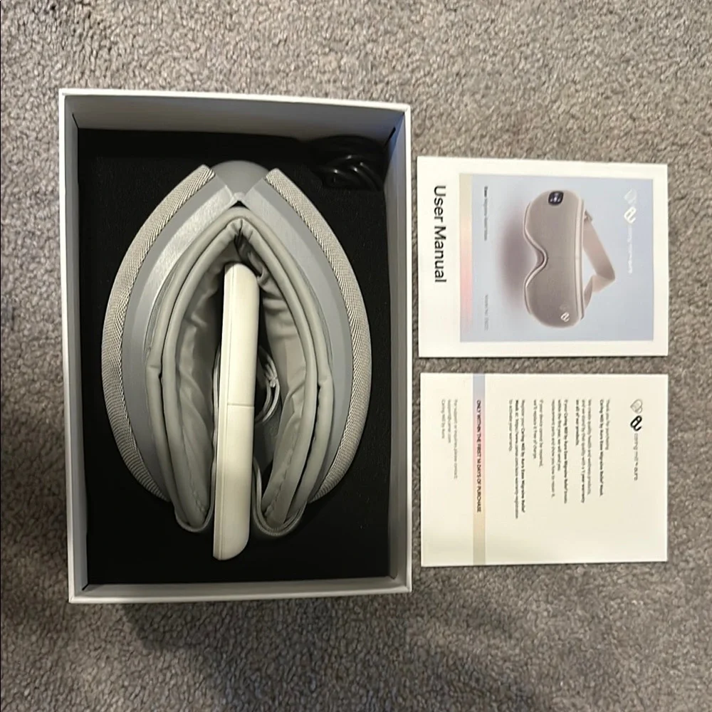Gray Migraine Relief Mask